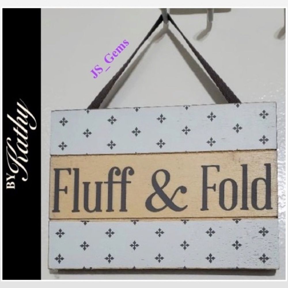 New Laundry Wood Home Sign